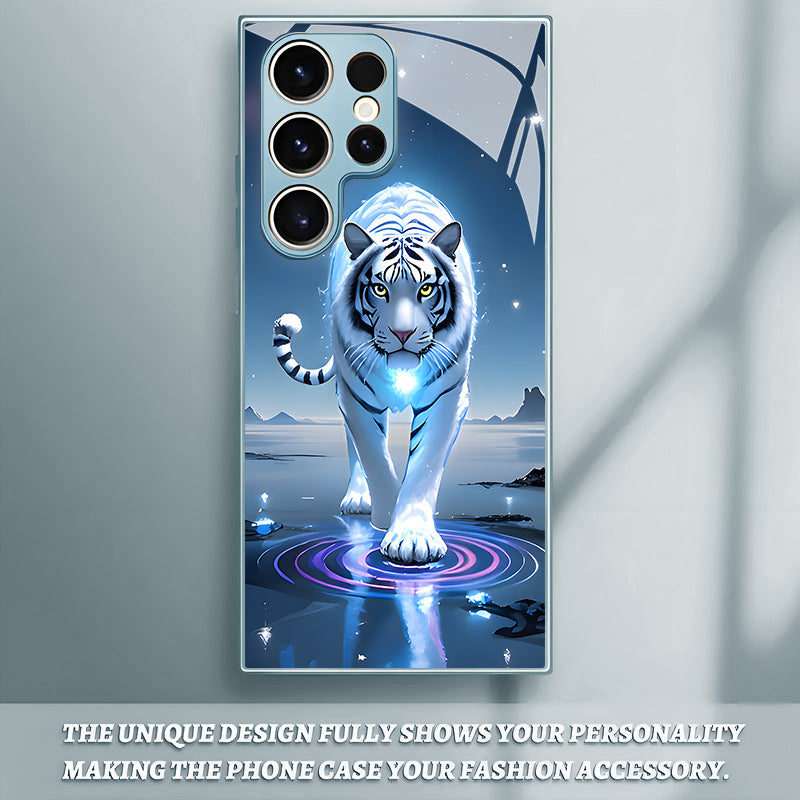White Tiger Pattern Hard Case for Samsung