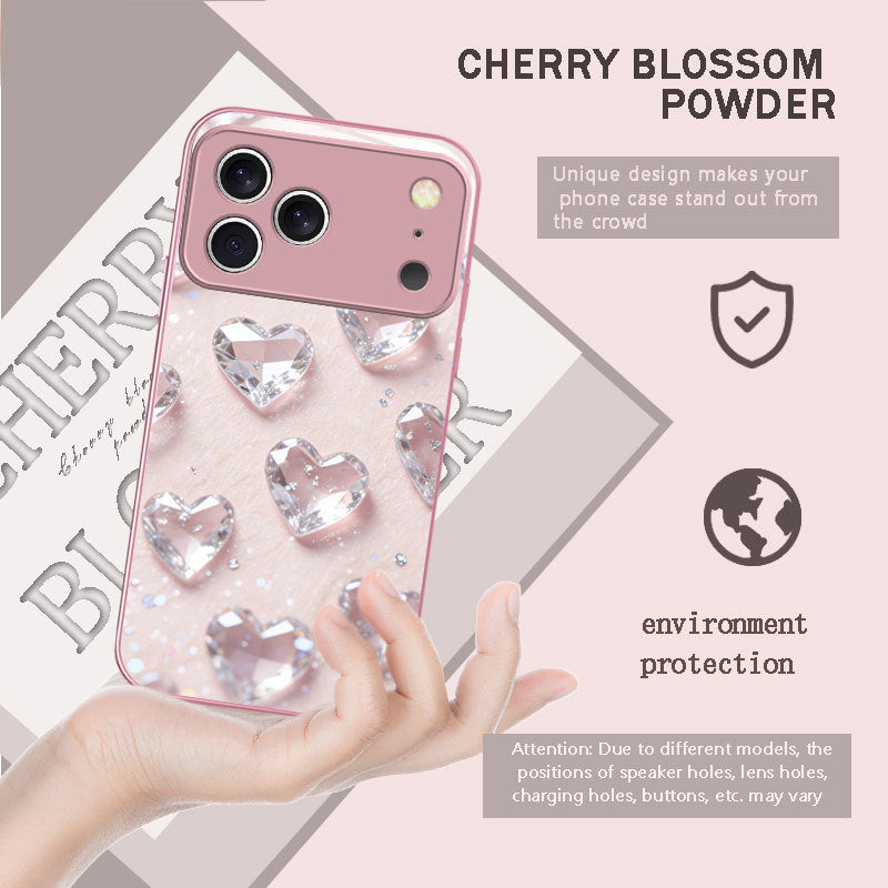 Love Heart Pattern Hard Case for iPhone