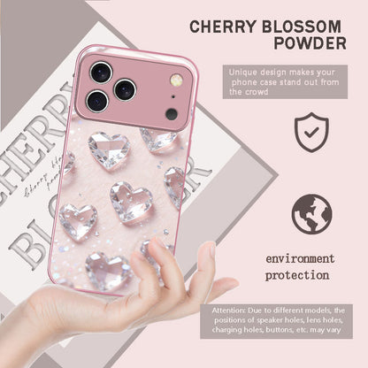 Love Heart Pattern Hard Case for iPhone