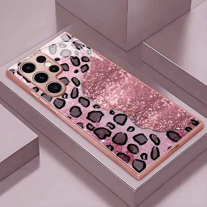Shiny Leopard Print Pattern Hard Case for Samsung