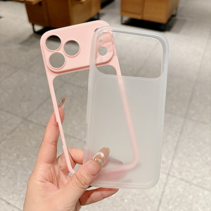 Large Window Matt Translucent Case for iPhone