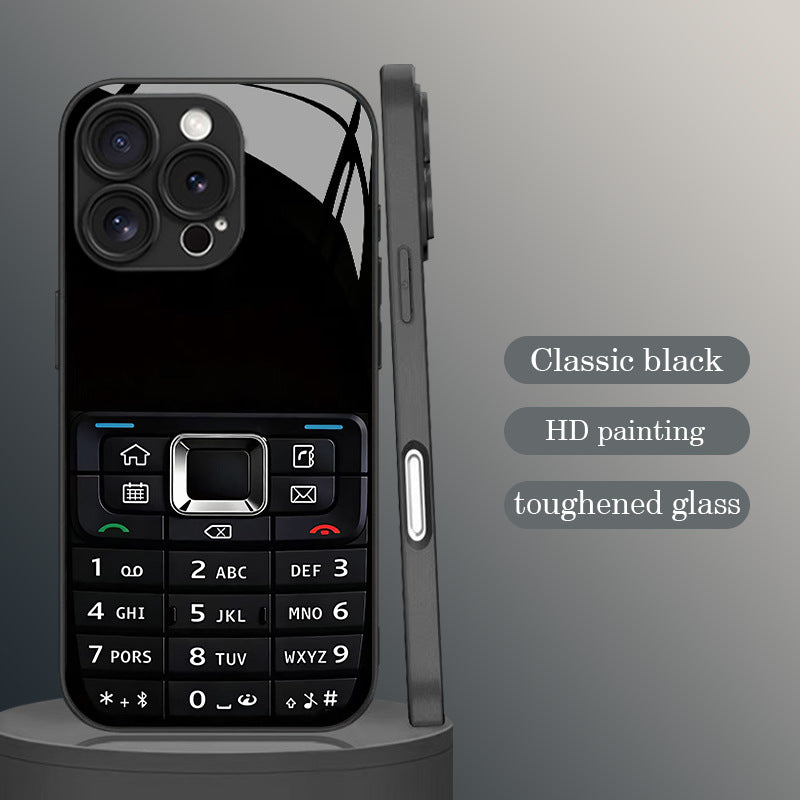 Vintage Keypad Design Hard Case for iPhone