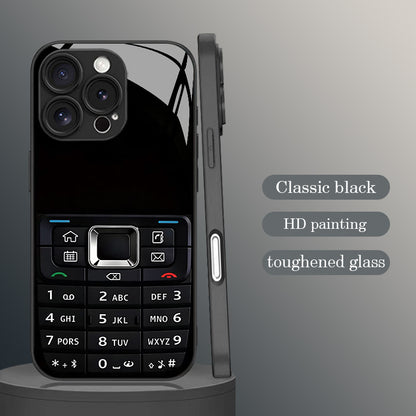 Vintage Keypad Design Hard Case for iPhone
