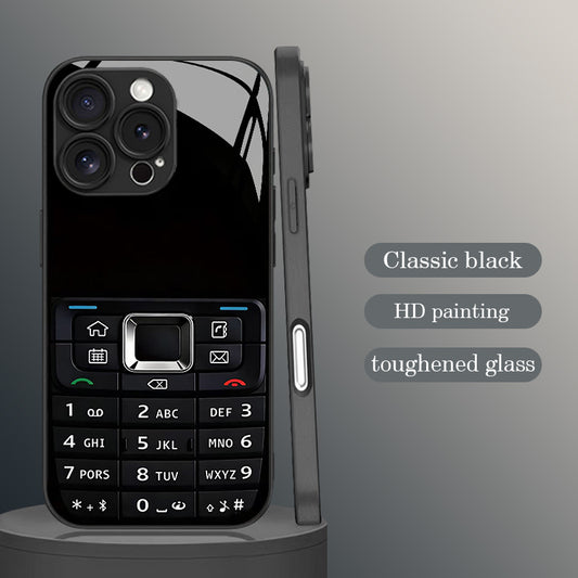 Vintage Keypad Design Hard Case for iPhone
