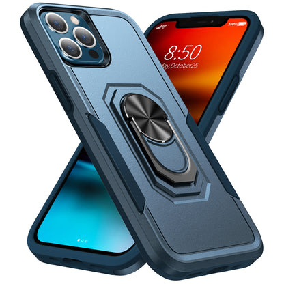 Shockproof Ring Stand Hard Case for iPhone