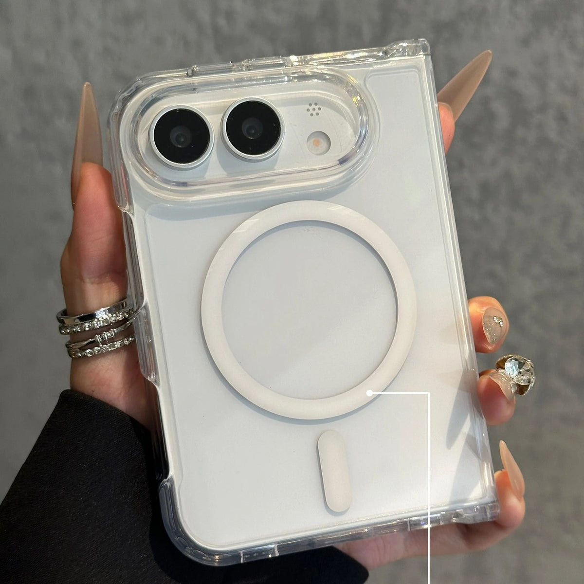 Transparent Shockproof Case for iPhone Duo