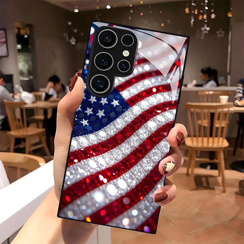 Bling Star-Spangled Banner Hard Case for Samsung