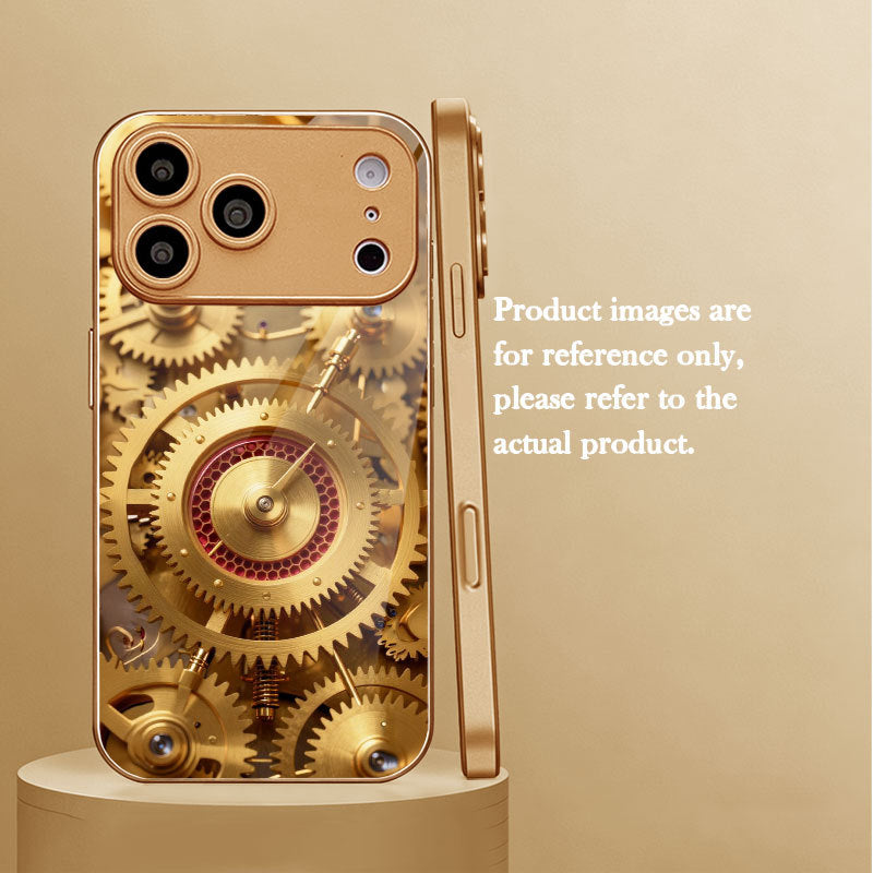 Gear Pattern Hard Case for iPhone