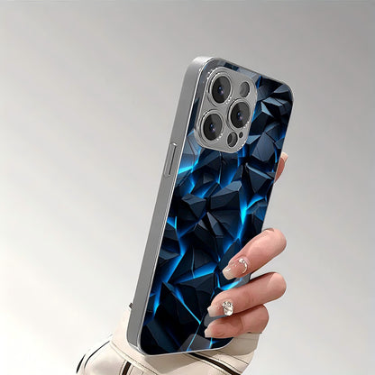 Blue Light Flow Hard Case for iPhone