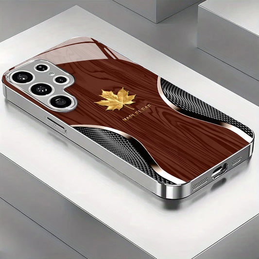 Maple Wood Grain Hard Case for Samsung