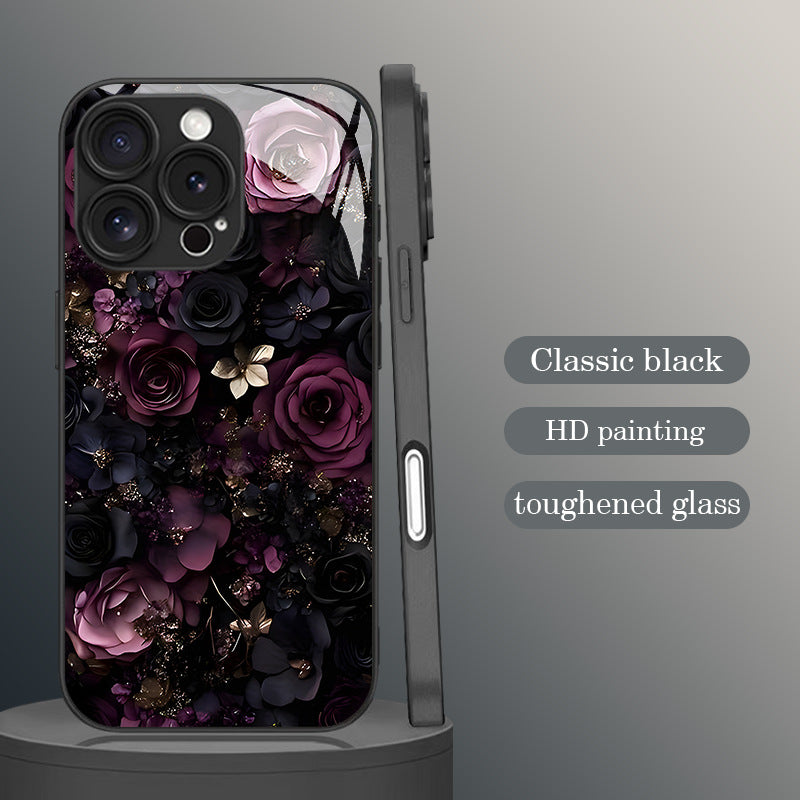 Dark Night Rose Hard Case for iPhone