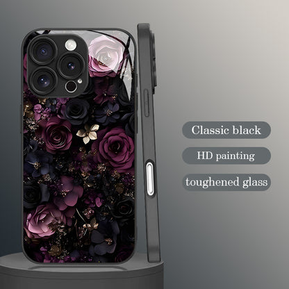 Dark Night Rose Hard Case for iPhone