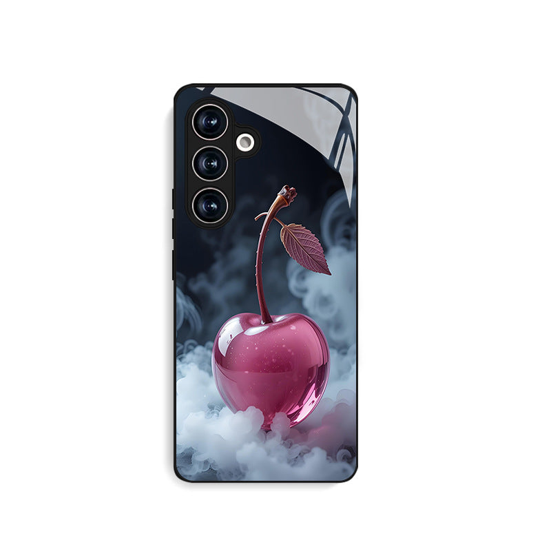 Smoke Cherry Pattern Hard Case for Samsung
