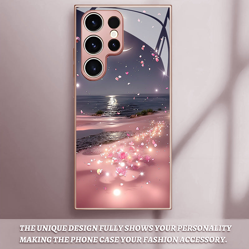 Pink Night Bay Hard Case for Samsung