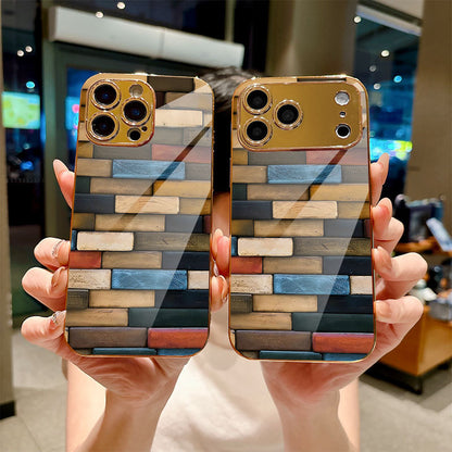 Colored Blocks Pattern Case for iPhone