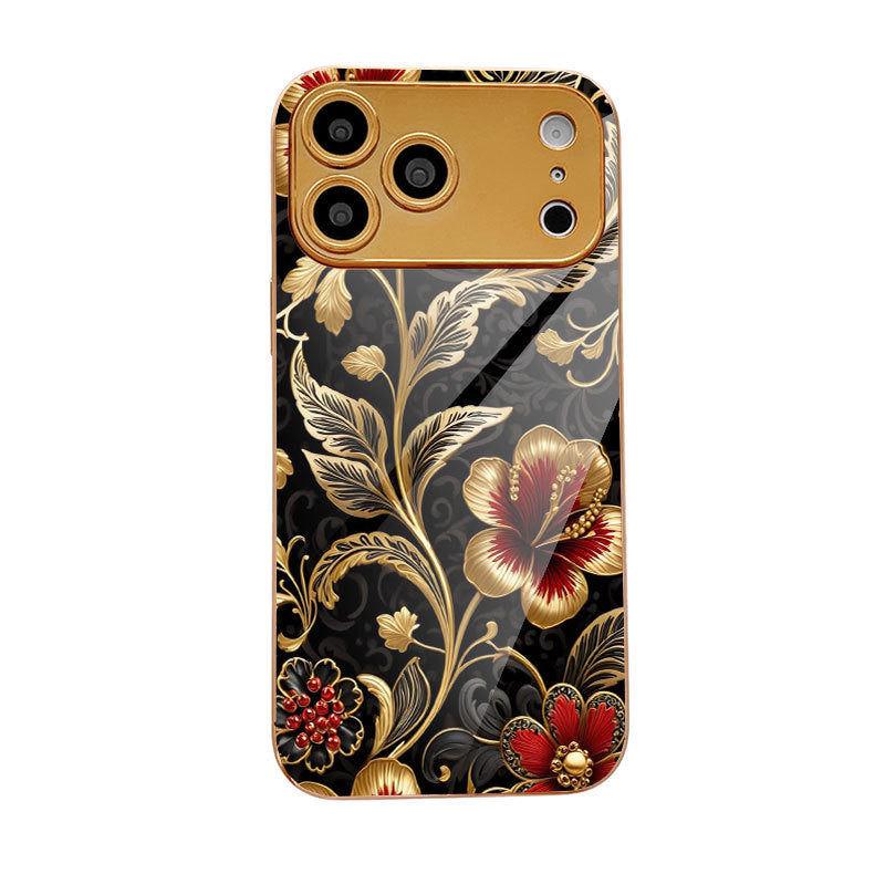 Hibiscus Pattern Hard Case for iPhone