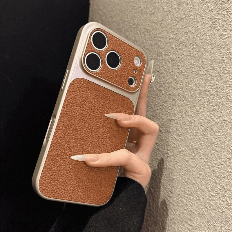 Classic Litchi Textured Case for iPhone