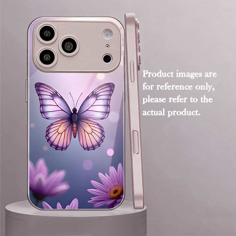 Starlight Butterfly Pattern Hard Case for iPhone