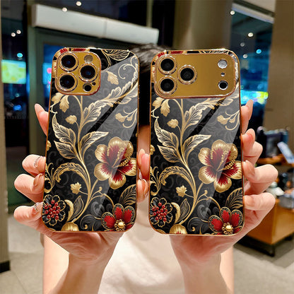 Hibiscus Pattern Hard Case for iPhone