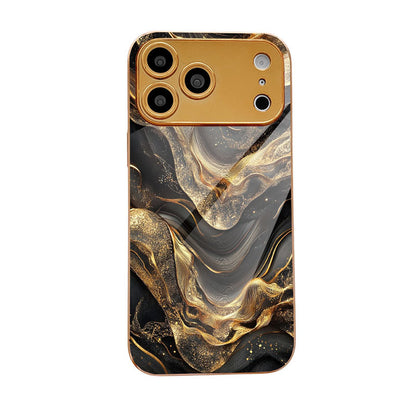 Golden Swirl Art Pattern Case for iPhone