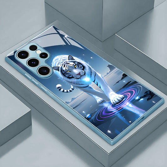 White Tiger Pattern Hard Case for Samsung