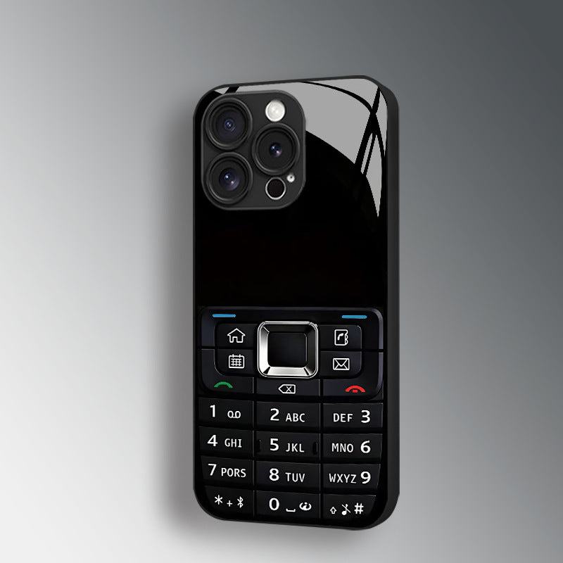 Vintage Keypad Design Hard Case for iPhone