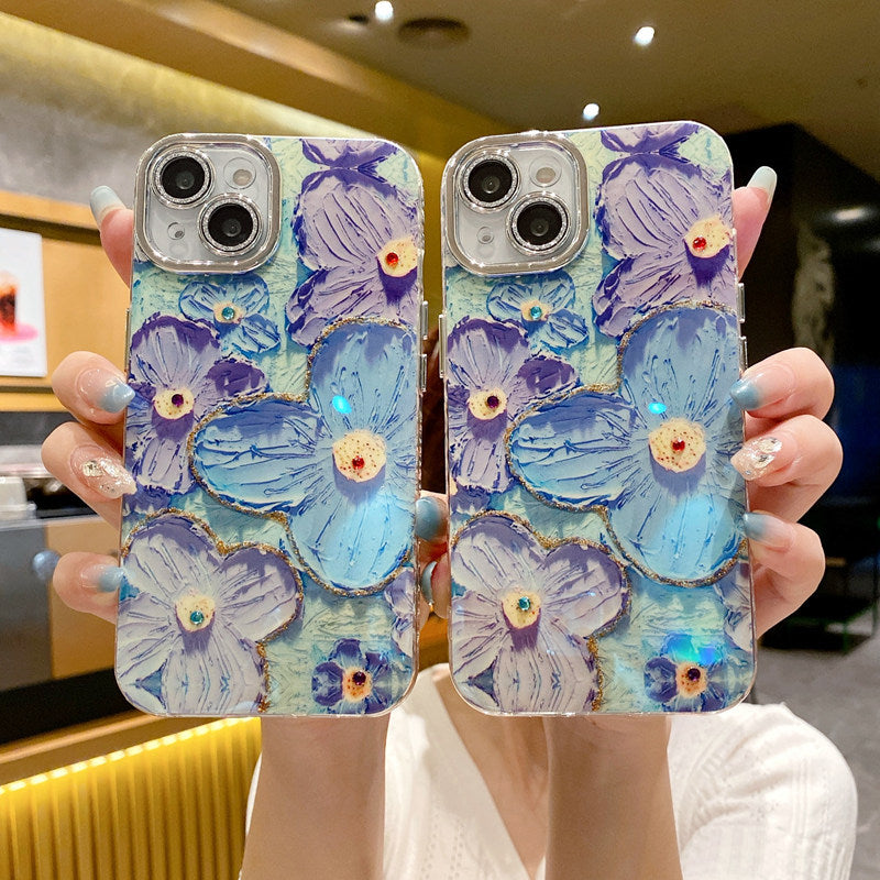 Oil Painting Style Shockproof Case for iPhone