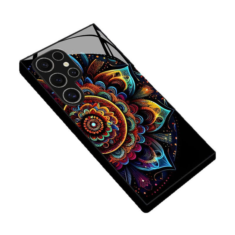 Datura Flower Pattern Hard Case for Samsung