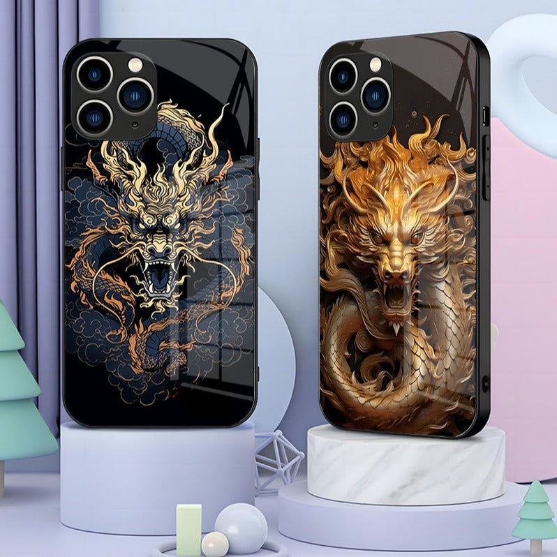 Luxury Color Chinese Dragon Case For iPhone