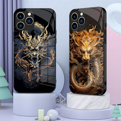 Luxury Color Chinese Dragon Case For iPhone
