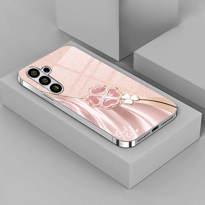Four-leaf Clover Pattern Hard Case for Samsung