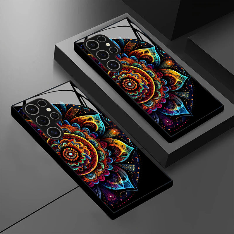 Datura Flower Pattern Hard Case for Samsung