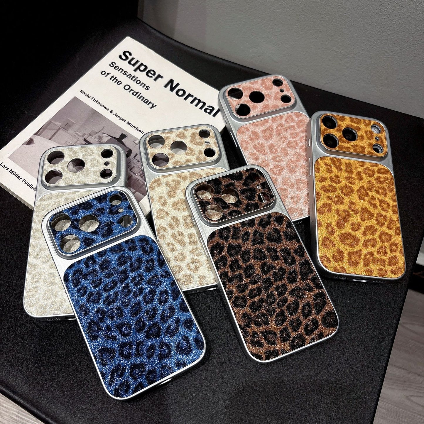 Leopard Print Leather Case for iPhone