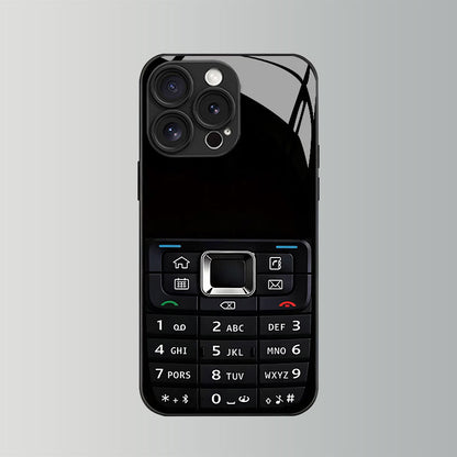 Vintage Keypad Design Hard Case for iPhone