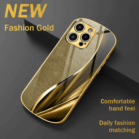 Oval Design Dazzle Color Flow Case For iPhone
