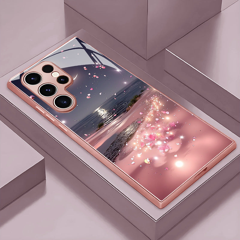 Pink Night Bay Hard Case for Samsung