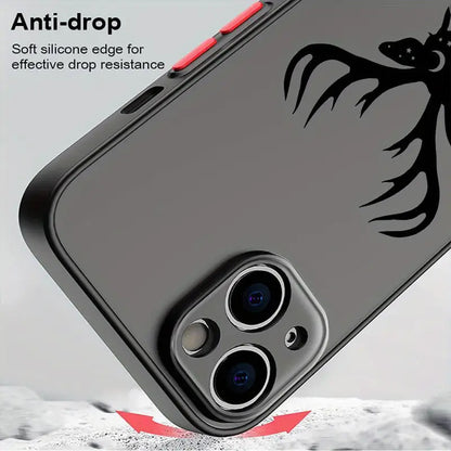 Deer Pattern Translucent Matte Case for iPhone