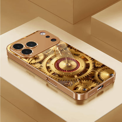 Gear Pattern Hard Case for iPhone