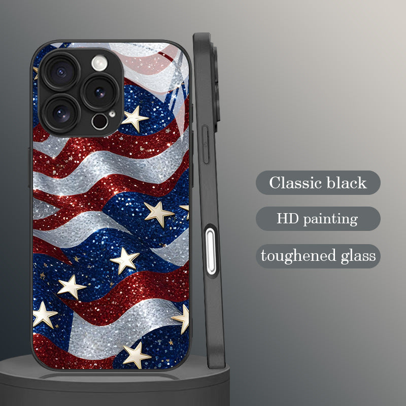 Star Pattern Hard Case for iPhone