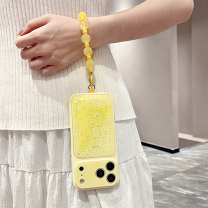 Wrist Strap Glitter Quicksand Case for iPhone