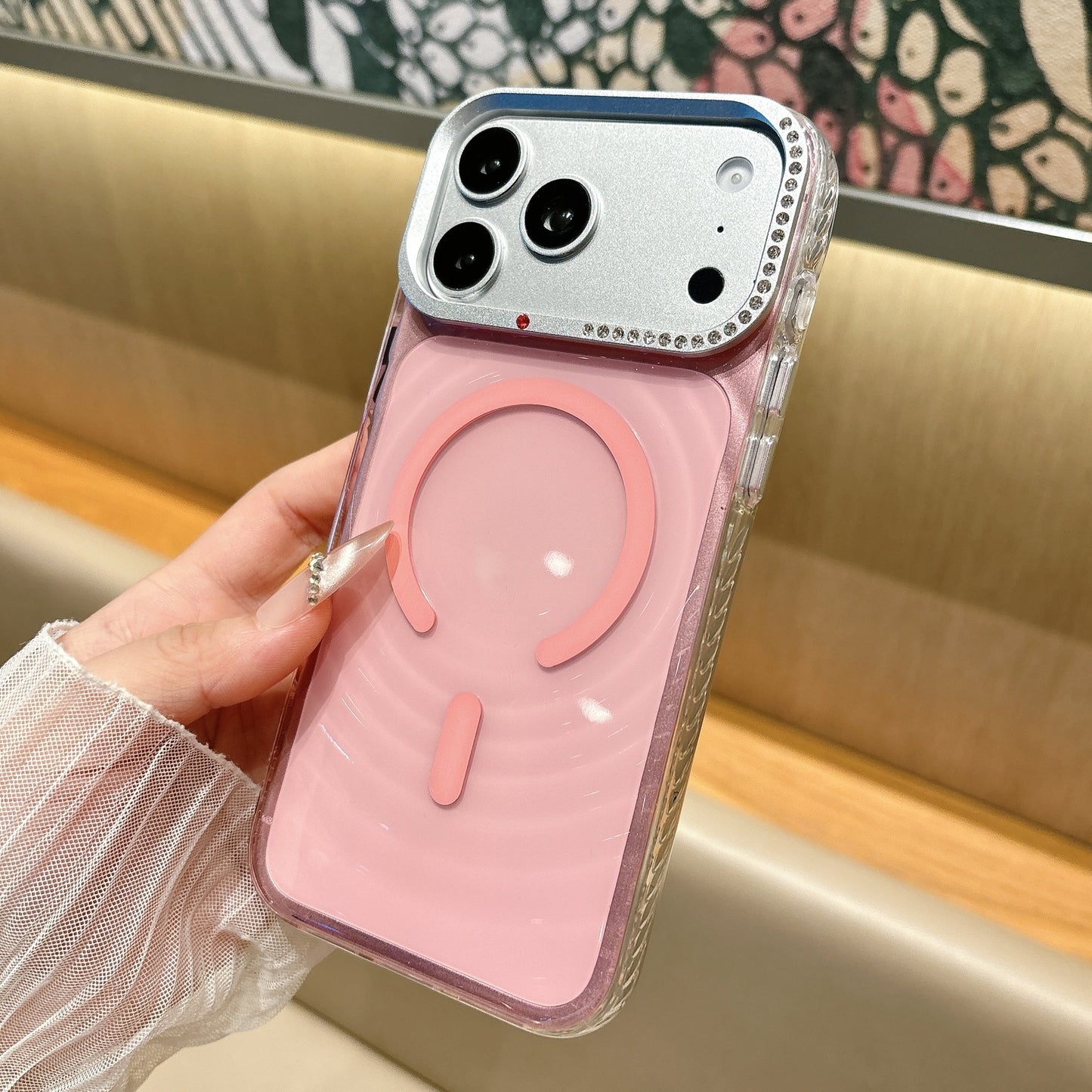 Transparent Acrylic Wave Case for iPhone