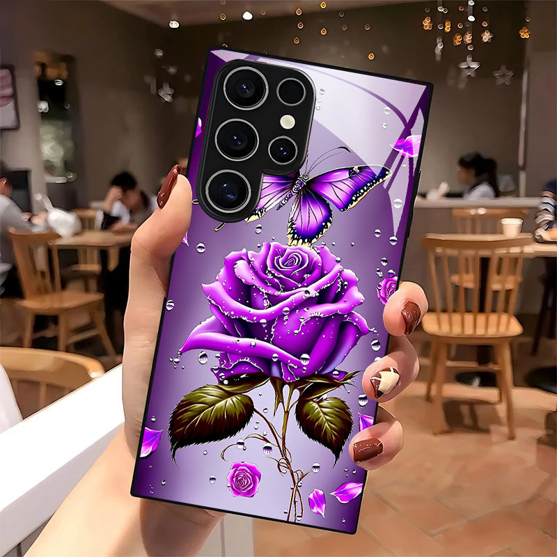 Rose Butterfly Hard Case for Samsung