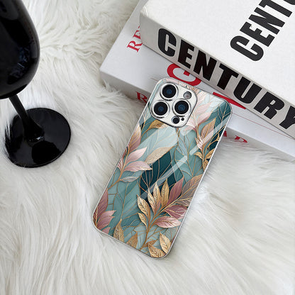 Golden Branch Design Hard Case for iPhone