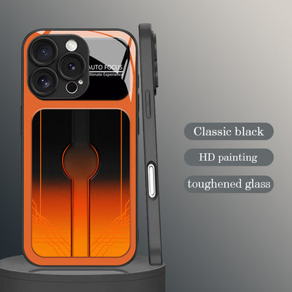 Gradient Effect Pattern Hard Case for iPhone