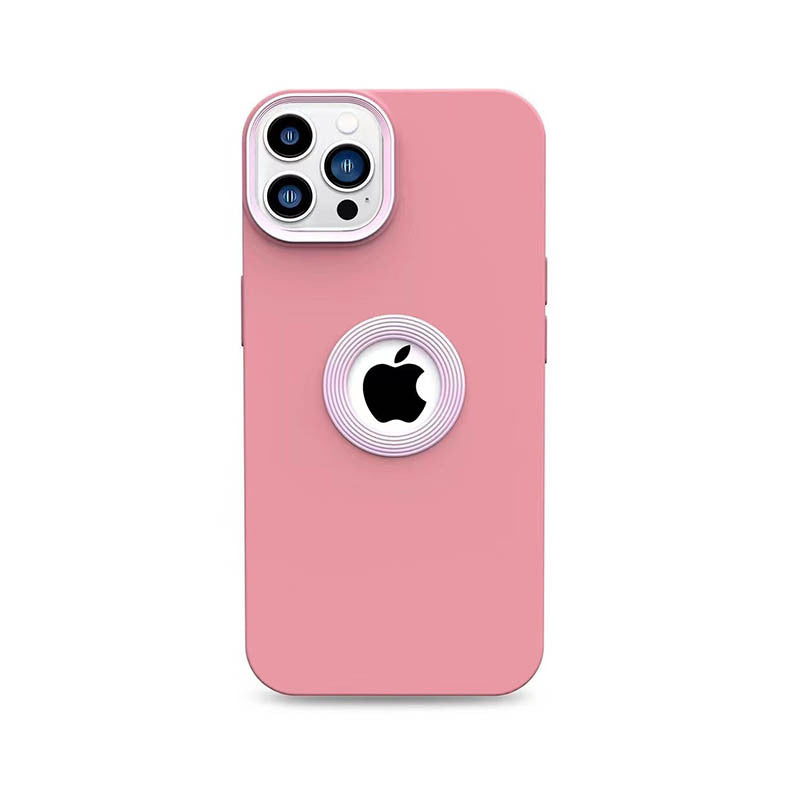 Frosted Solid Color Silicone Case for iPhone