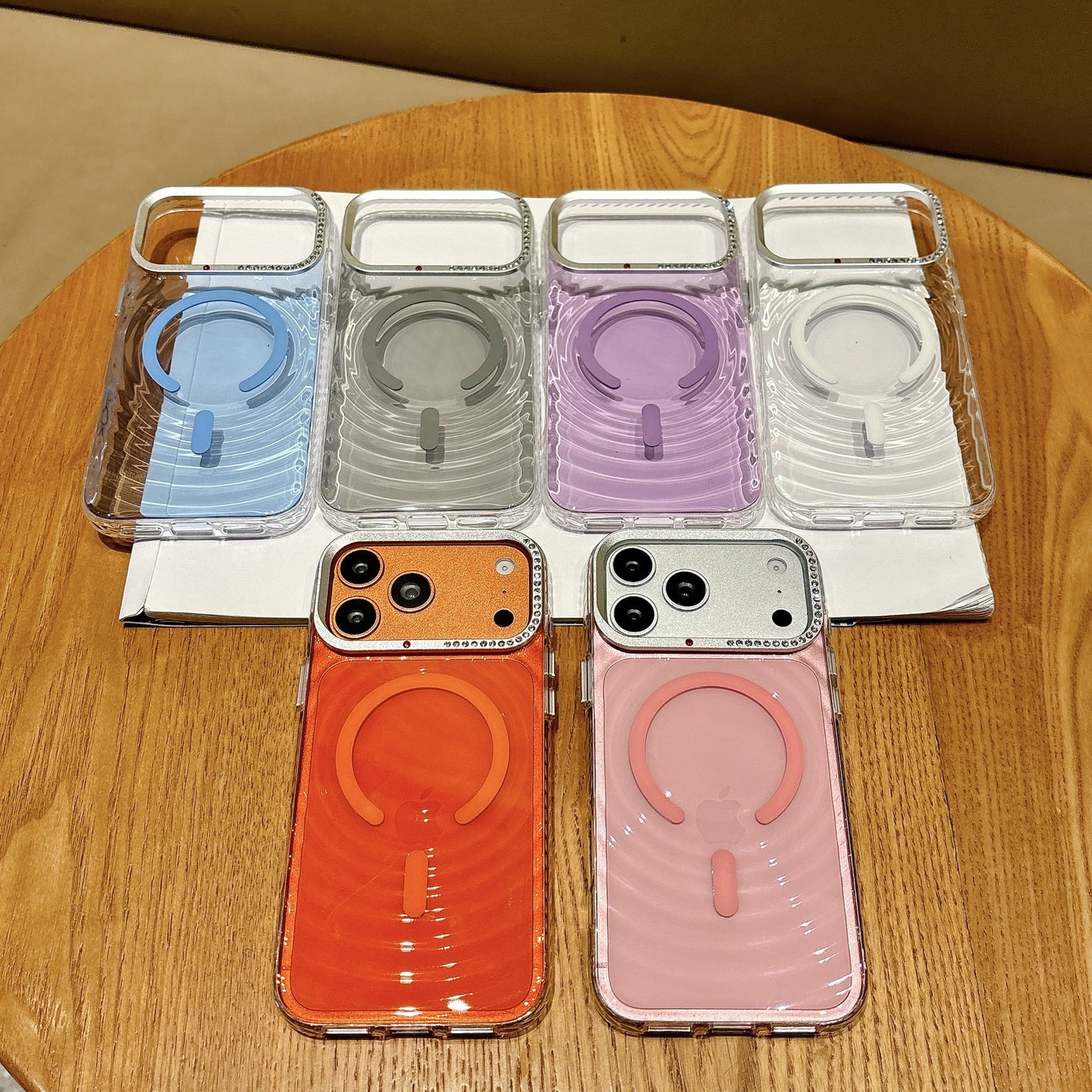 Transparent Acrylic Wave Case for iPhone