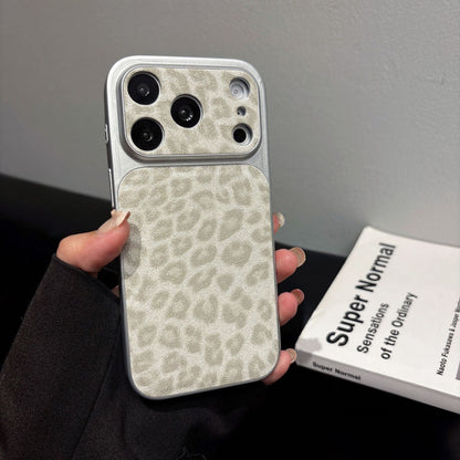 Leopard Print Leather Case for iPhone