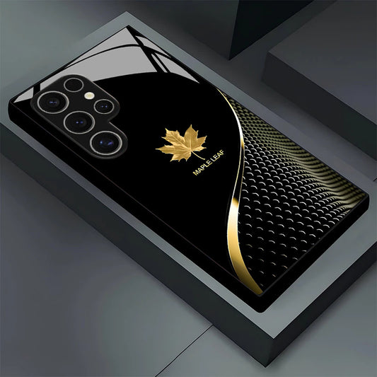 Maple Leaf Pattern Hard Case for Samsung