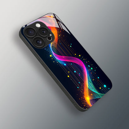 Cyber Neon Pattern Hard Case for iPhone