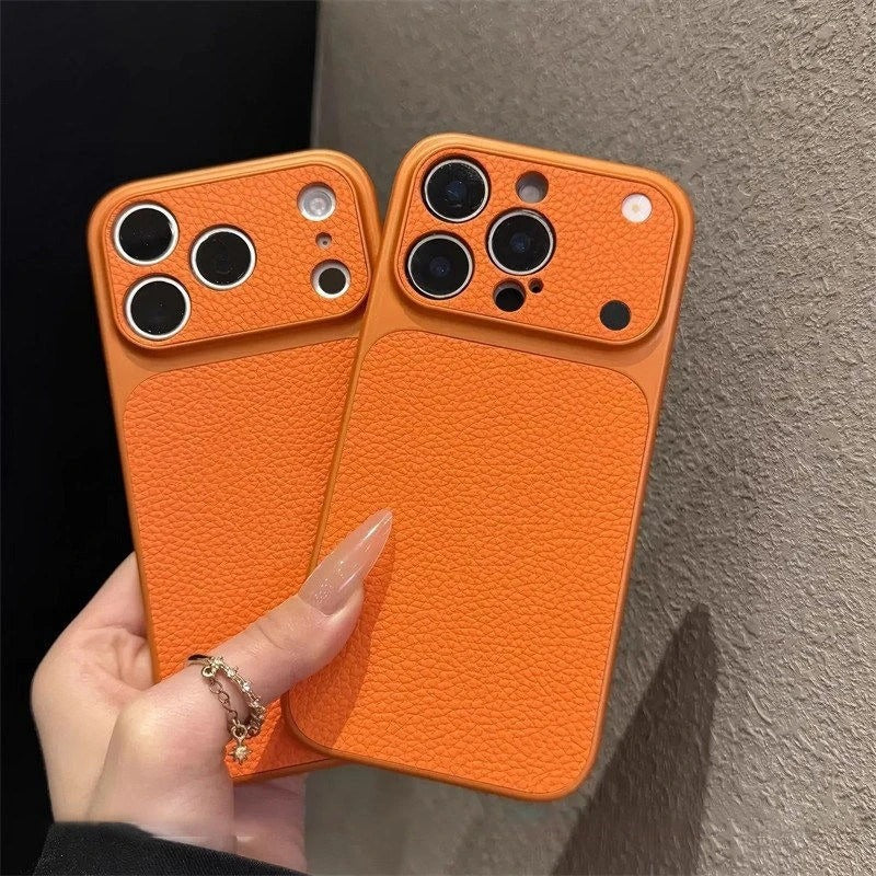 Classic Litchi Textured Case for iPhone